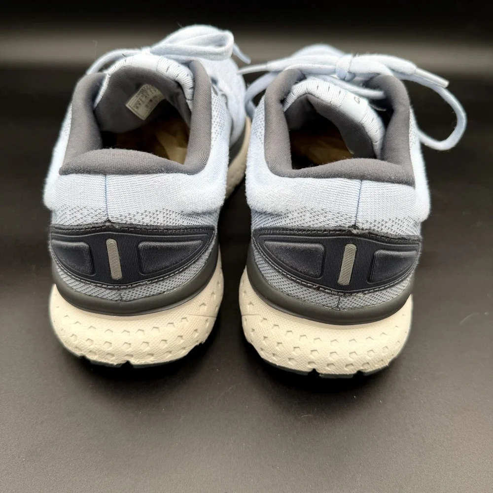 Brooks Glycerin 18 Womens 9.5 Wide Running Shoes Light Blue Grey 203171D073